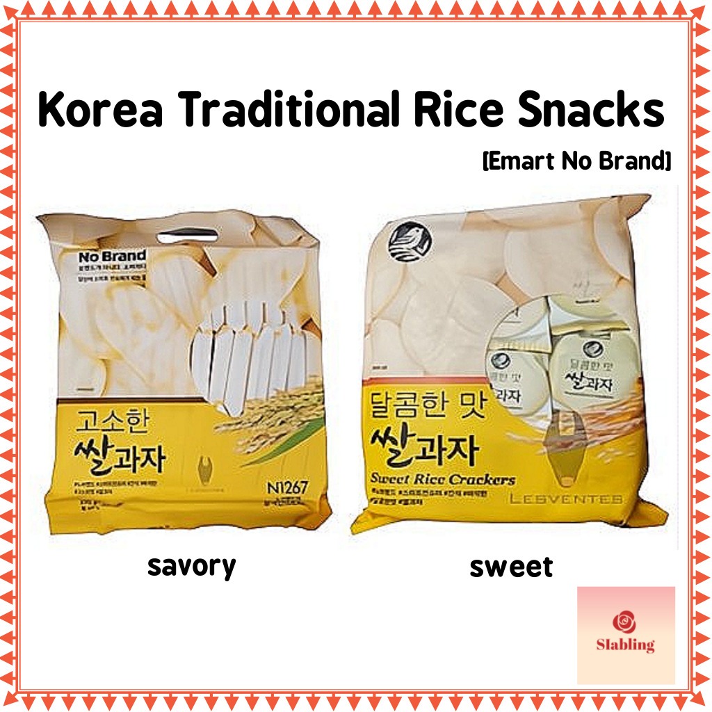 [No Brand] Rice snacks 2types(sweet 315g, savory 270g) | Shopee Malaysia