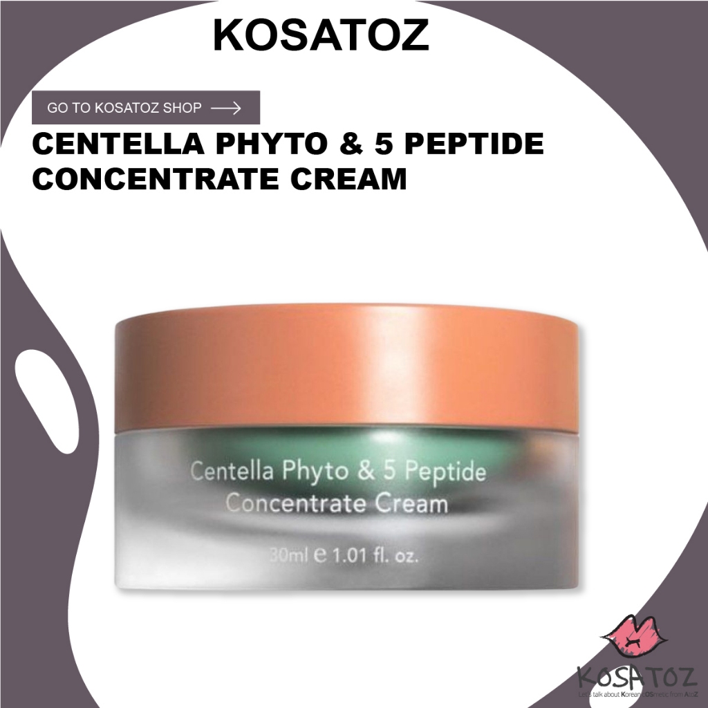 HaruHaru Wonder Centella Phyto & 5 Peptide Concentrate Cream 30ml Vegan, CrueltyFree Shopee