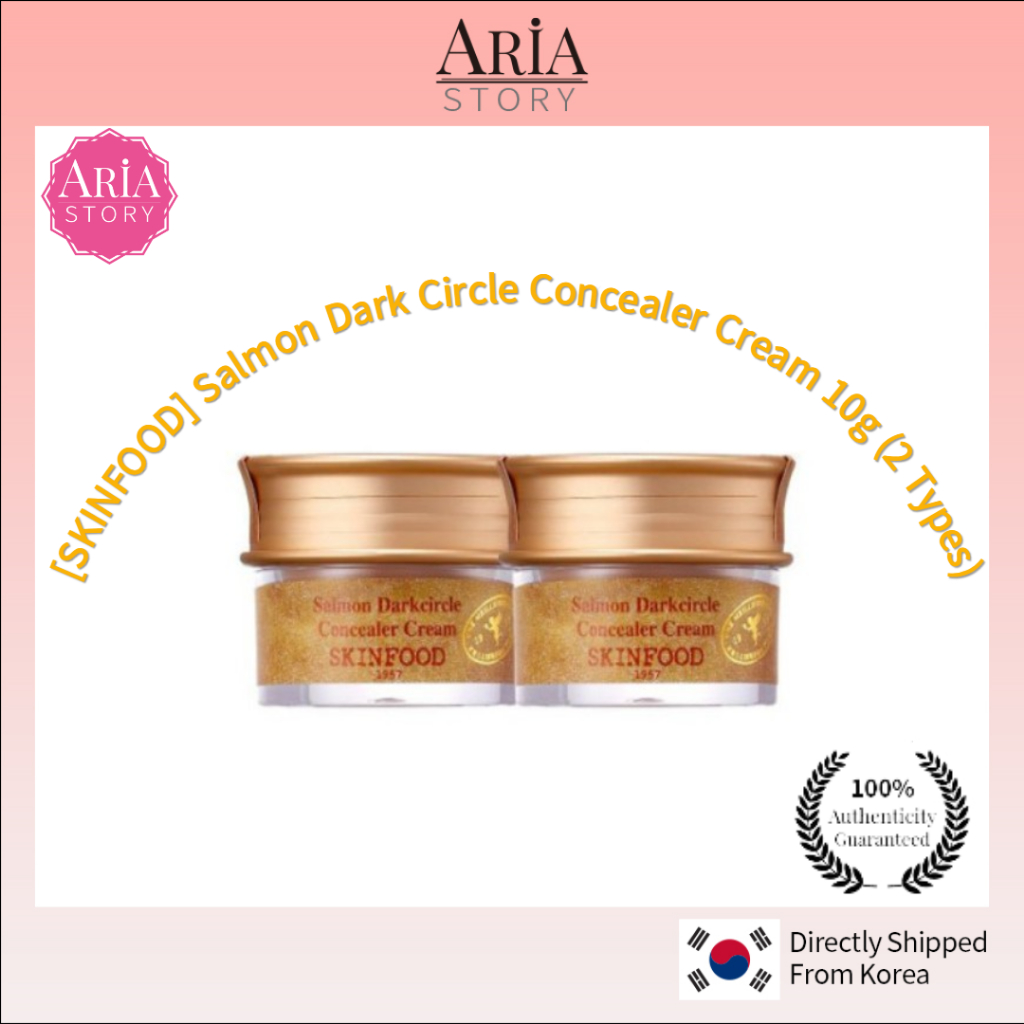 [SKINFOOD] Salmon Dark Circle Concealer Cream 10g (2 Types) | Shopee ...