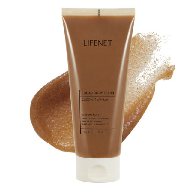[LIFENET] Kr,Sugar Hypoallergenic Body Scrub, Coconut Vanilla 200g ...
