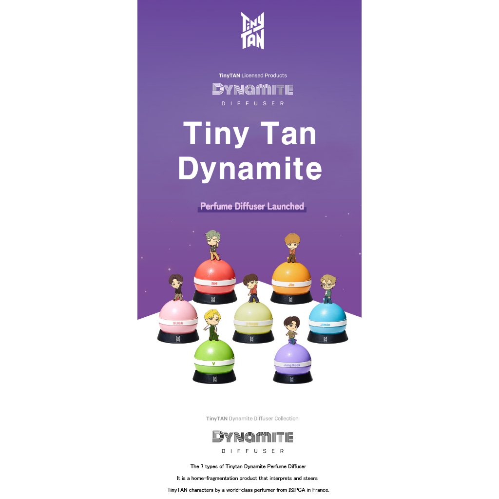 TinyTAN [BTS] Visla BTS Tinytan Dynamite Genuine Diffuser 7 Types