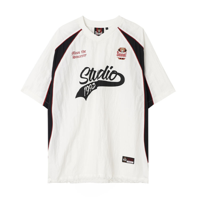 Tシャツ・カットソー 1993STUDIO [FC SEOUL] PIPING NYLON PULLOVER 4FK1071 1993STUDIO] FC SEOUL PIPING NYLON PULLOVER T-Shirts | Shopee