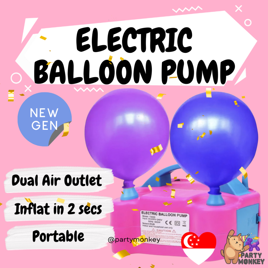 Electric Balloon Pump Balloons Inflator Birthday Balloons Garland Baby ...