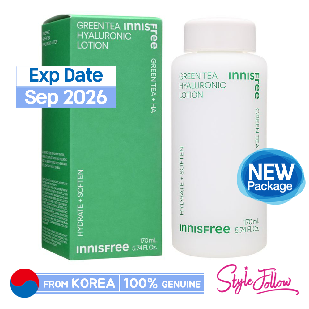 ️new Package ️ Innisfree Green Tea Hyaluronic Lotion 170ml Shopee Malaysia 3917