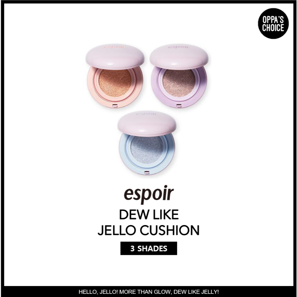 [NEW] ESPOIR DEW LIKE JELLO CUSHION (3 Shades) | Shopee Malaysia