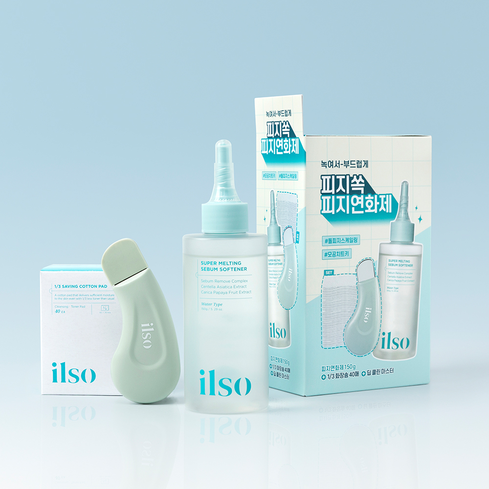 ilso Super Melting Sebum Softener 150mL Special Set (Deep Clean Master + Cotton Pad 40P