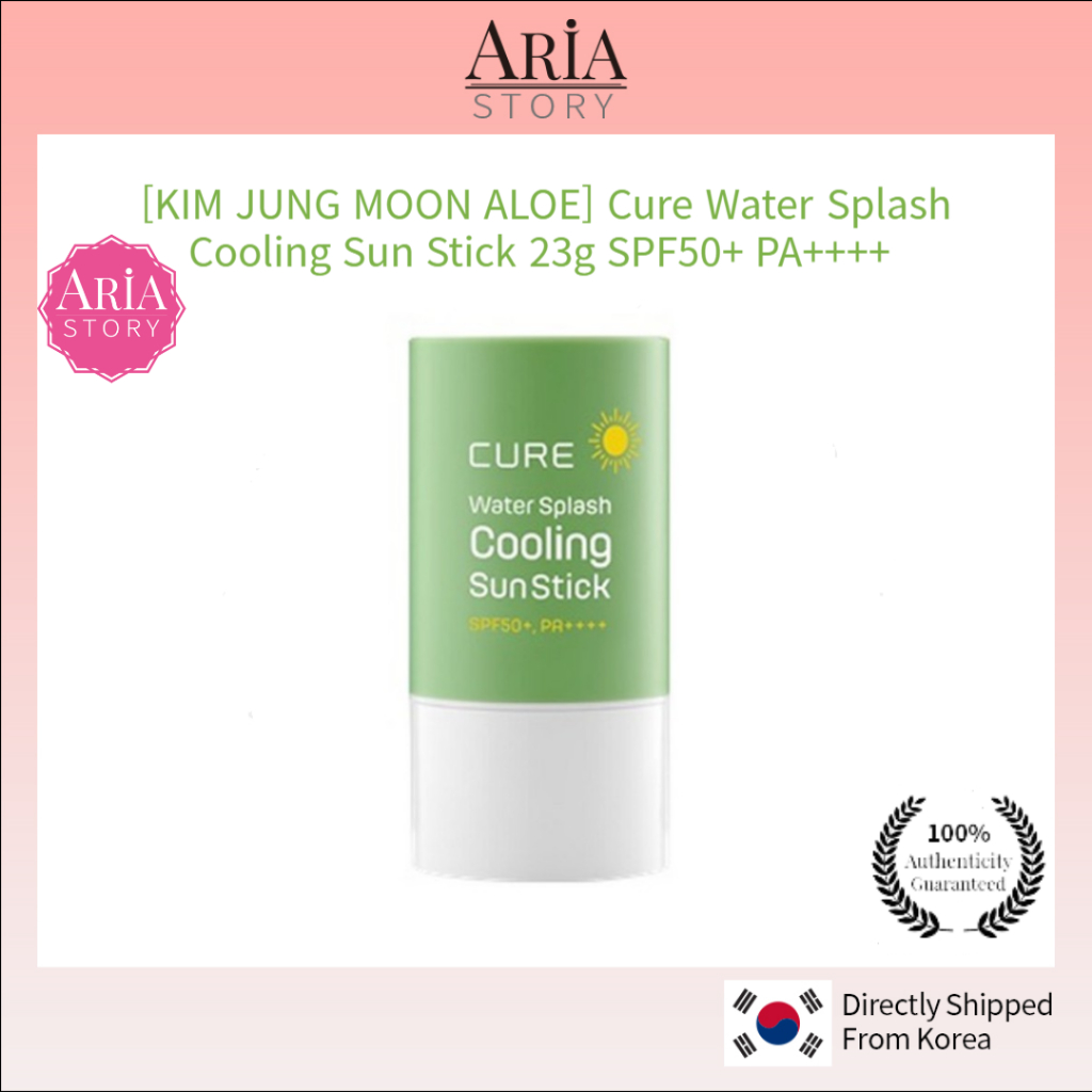 [KIM JUNG MOON ALOE] Cure Water Splash Cooling Sun Stick 23g SPF50+ PA ...
