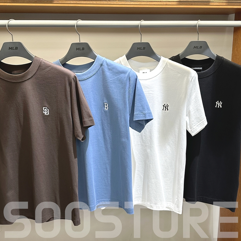 MLB Basic Small Logo Functional T Shirts (2024 New) | Shopee Malaysia