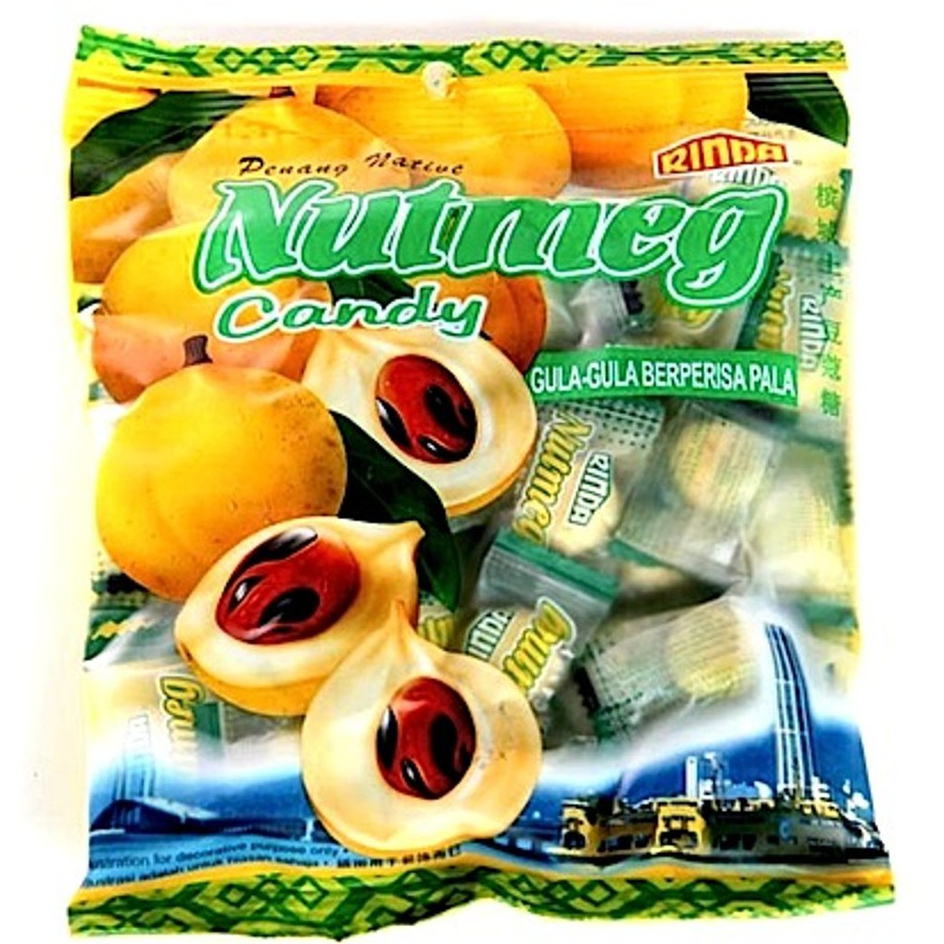 Nutmeg Candy HALAL Rinda Penang and products 槟城豆蔻糖 | Shopee Malaysia