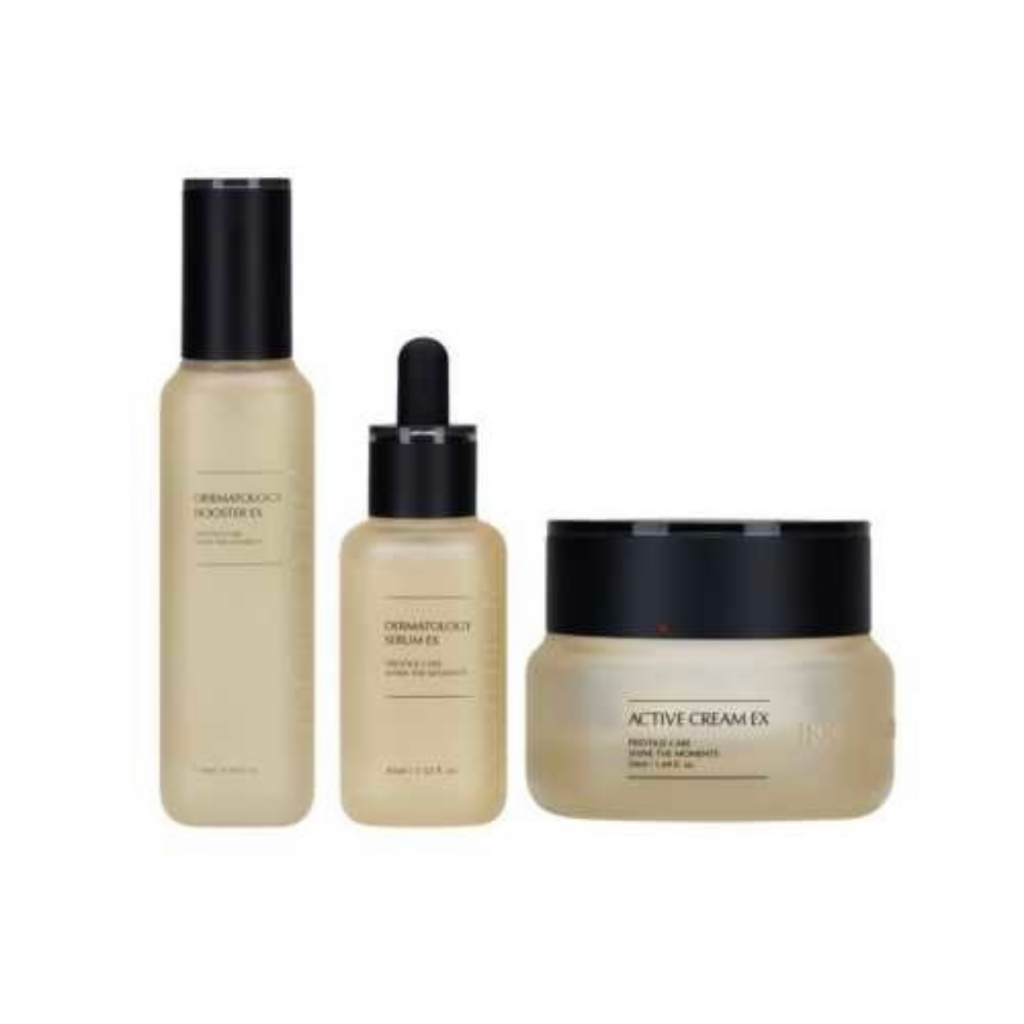 INCELLDERM Cosmetics Basic Set of 3 Dermatology Booster Serum Cream ...