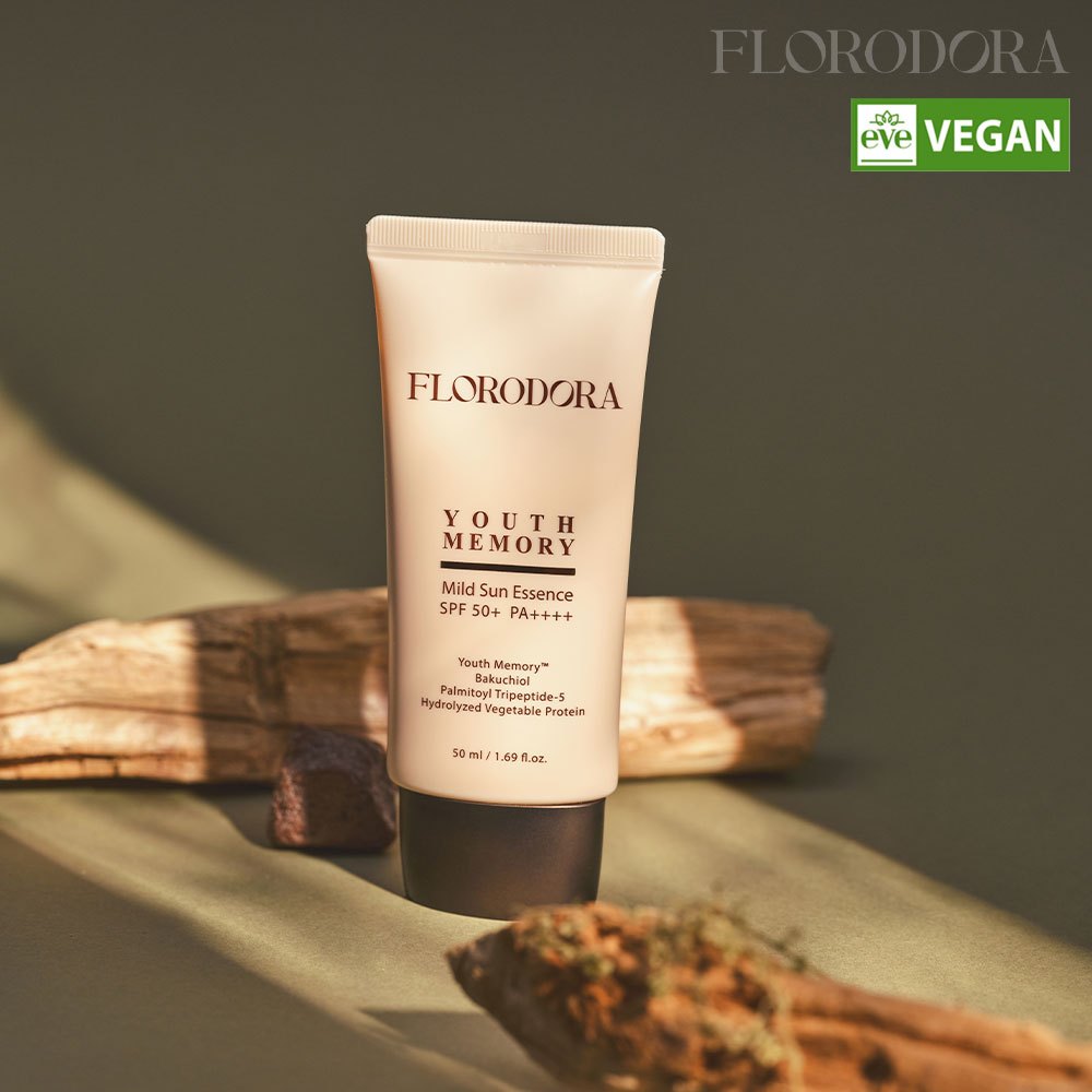 FLORODORA Youth Memory Mild Sunscreen Essence 50ml Vegan SPF 50+ PA ...