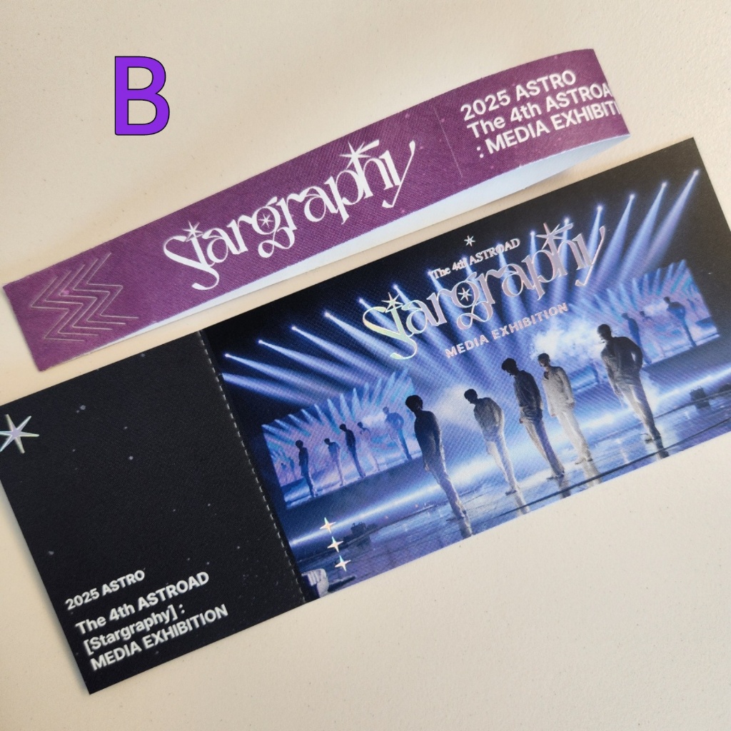 ASTRO 2025 Stargraphy Official Photobook / Ticket & Wristband Set