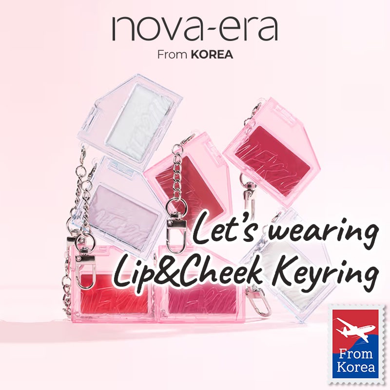 [NOVA-ERA] MERZY Let's Wearing Lip and Cheek Keyring Tint Blusher (2.2g ...