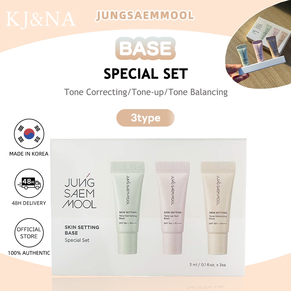 [JUNGSAEMMOOL] Skin Setting Base ( special set) Tone Correcting/Tone-up ...