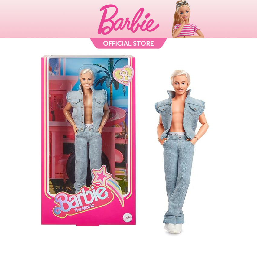 Barbie Signature Ken Doll Wearing Denim Matching Set – Barbie The Movie ...