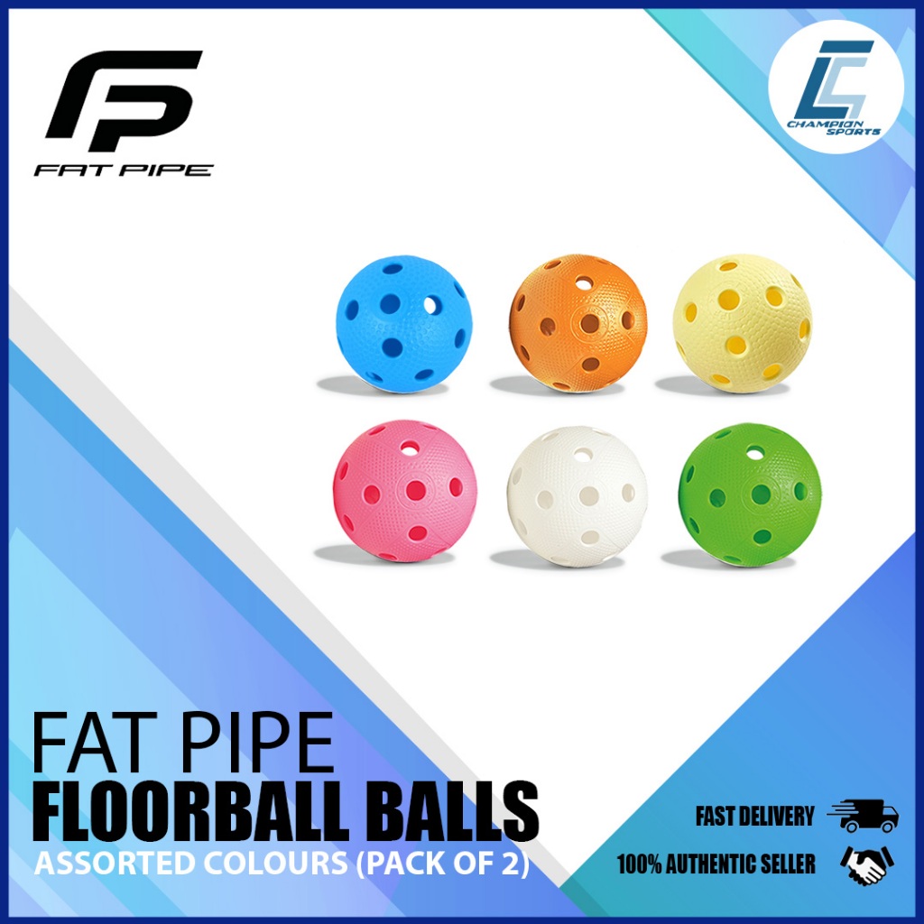 Bastoni Di Floorball Con La Palla Illustrazione Vettoriale