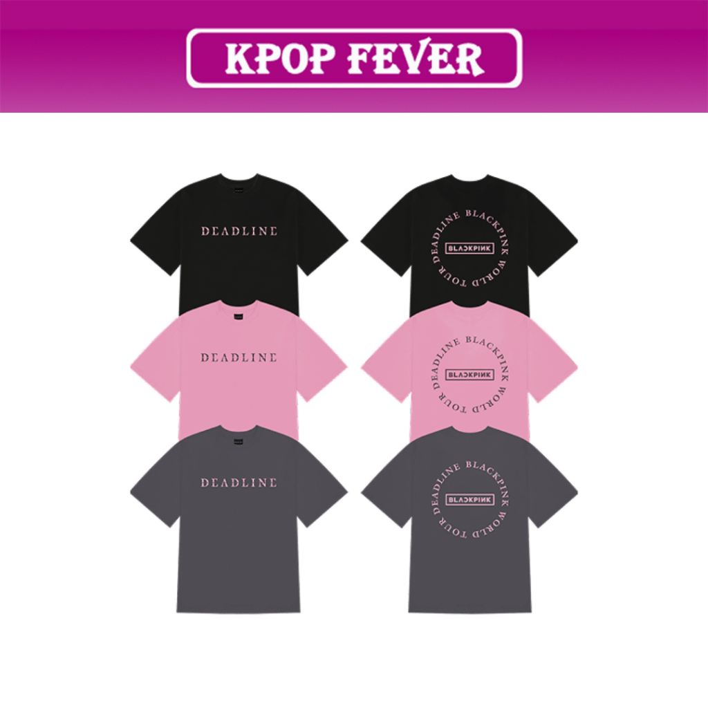 BLACKPINK [DEADLINE] World Tour MD PART.2 / ROUND LOGO T-SHIRT