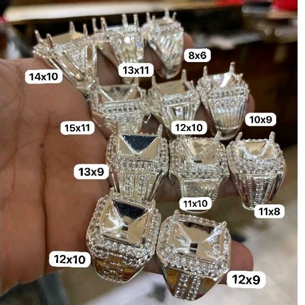 MALAYSIAN SILVER RINGS 10 PCS | Shopee Malaysia