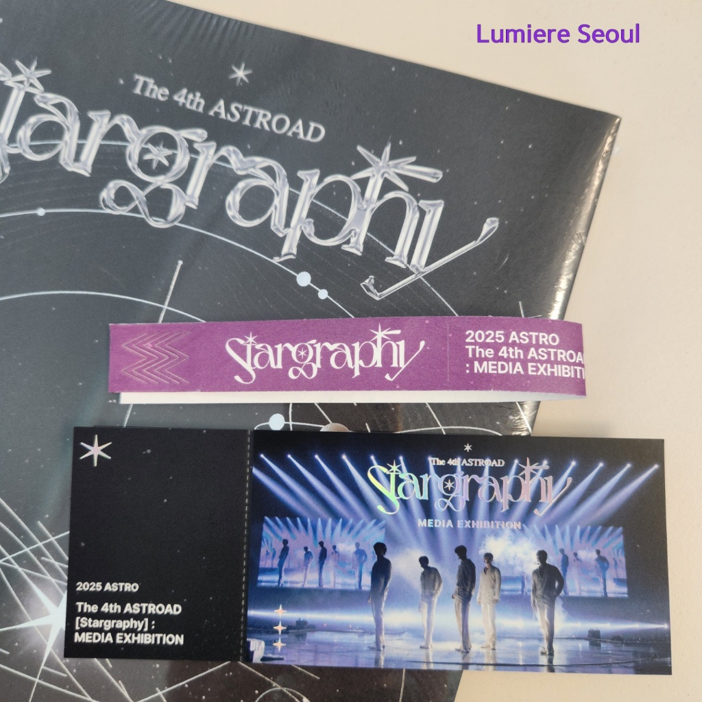 ASTRO 2025 Stargraphy Official Photobook / Ticket & Wristband Set
