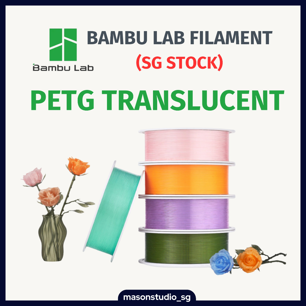 Bambu Lab PETG-Translucent Filament | Shopee Malaysia