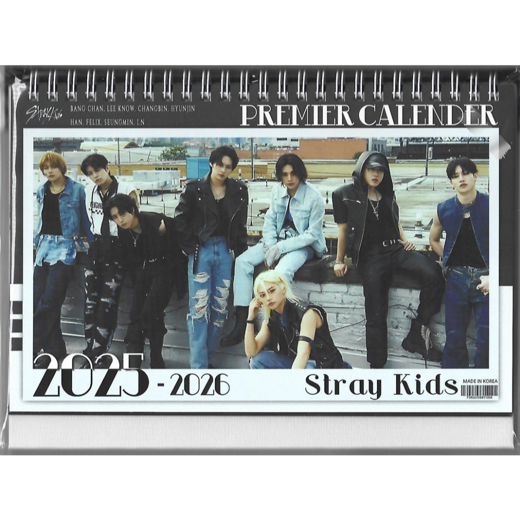 Stray Kids Photo Calendar 2025 & 2026 KPOP 2024.07 Shopee Malaysia