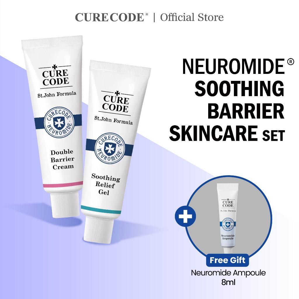 CURECODE Neuromide Soothing Barrier Skin Care Set | Shopee Malaysia