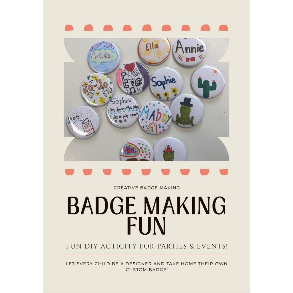 DIY Badge/ Key Chain/ Fridge Magnet Making Booth - Fun Activity for ...