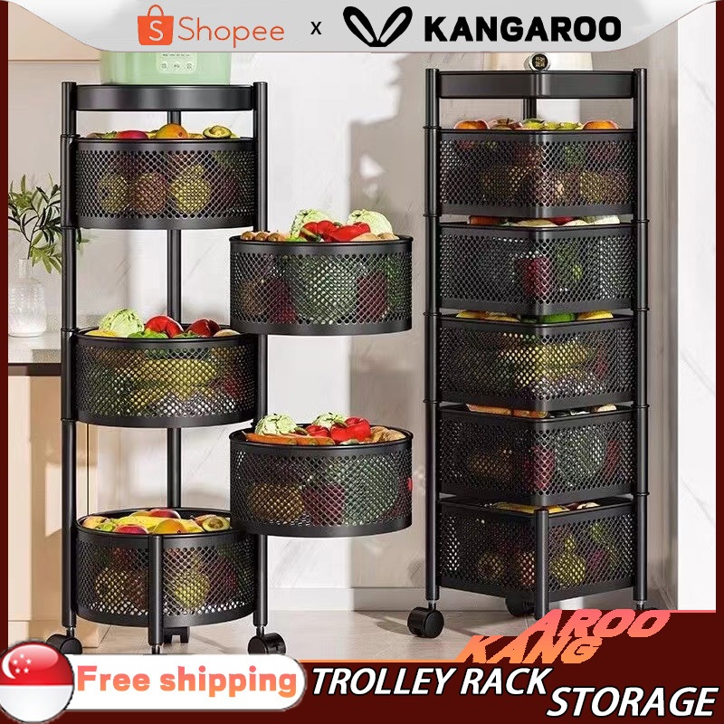 KL Kitchen Multi-Purpose Trolley / Kitchen Storage / Kitchen Rack With ...