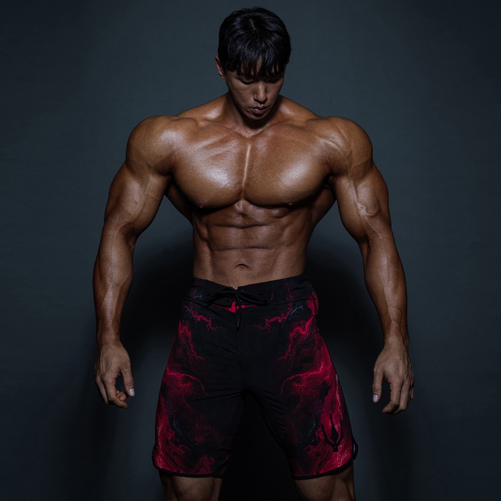 FIED IFBB Olympia Men's Physique Hell Fire Red (15inch) | Shopee Malaysia