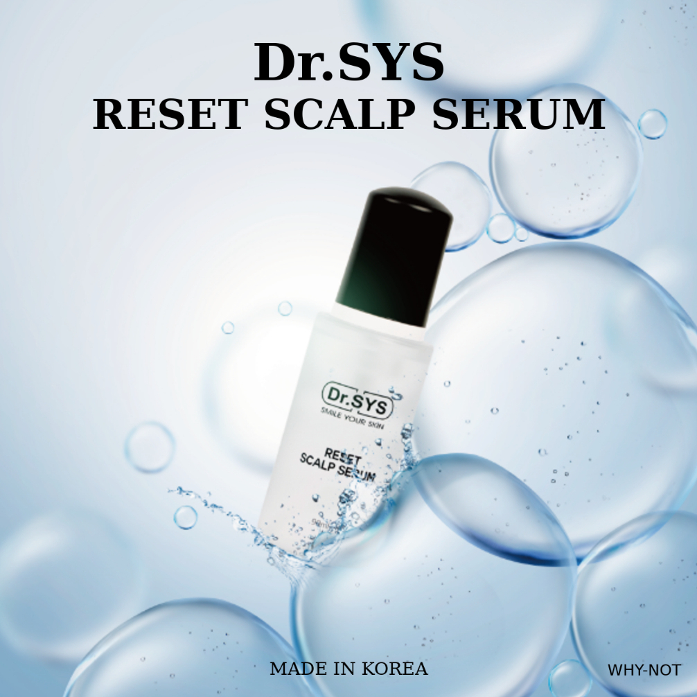 Dr.SYS RESET SCALP SERUM SET 210ml + 90ml, Cooling Menthol
