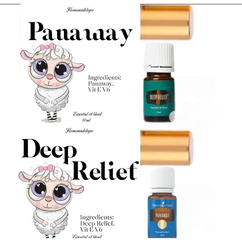 Panaway/Deep Relief prediluted Pure Essential Oil Blend 10mL Roll on ...