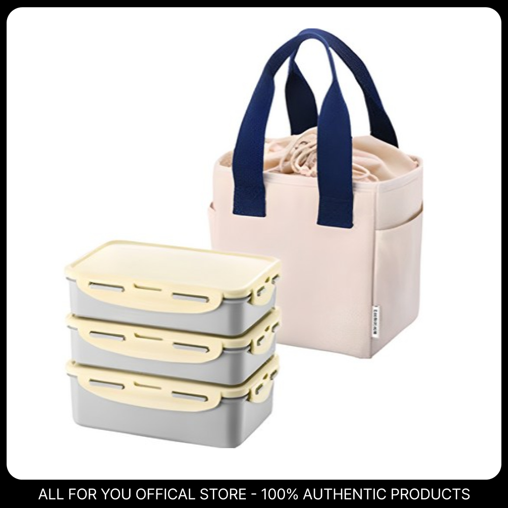 [LOCKNLOCK] Daily Cotton Lunch Box Set, Rectangular / Square | Shopee ...