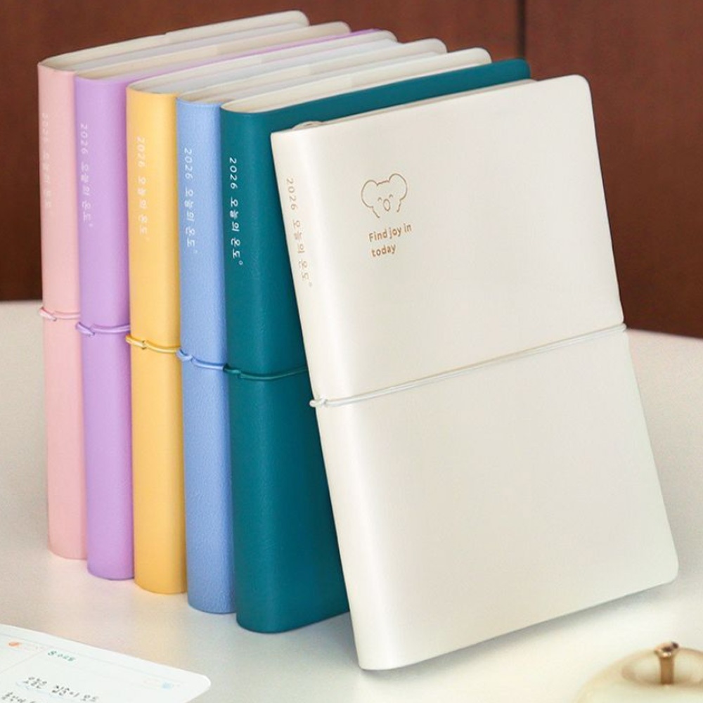 KOREA 2026 TEMP B6 WEEKLY Diary Monthly Daily Planner Scheduler ...