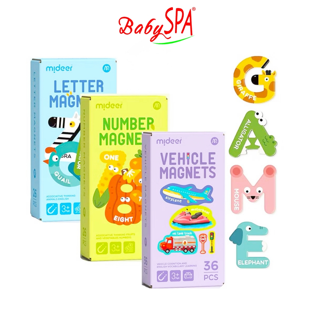 SG Seller BabySPA Magnetic Letters & Numbers Alphabet & Math Toy (Ages ...