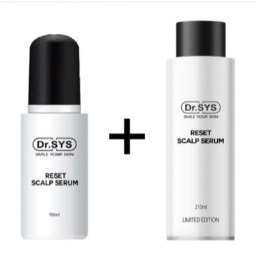 Dr.SYS RESET SCALP SERUM SET 210ml + 90ml, Cooling Menthol