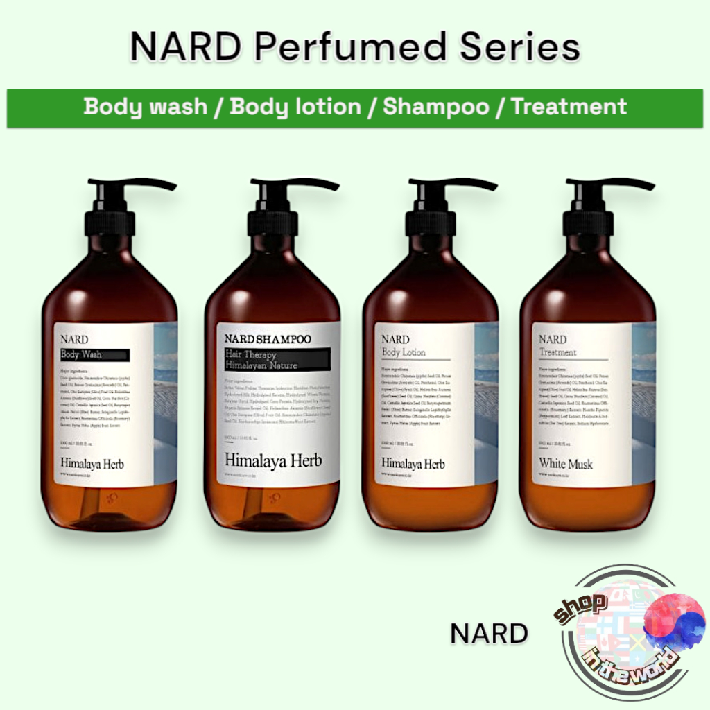 NARD 1000ml Hair, Body, Facial Shampoo Treatment Body Lotion Body Wash ...