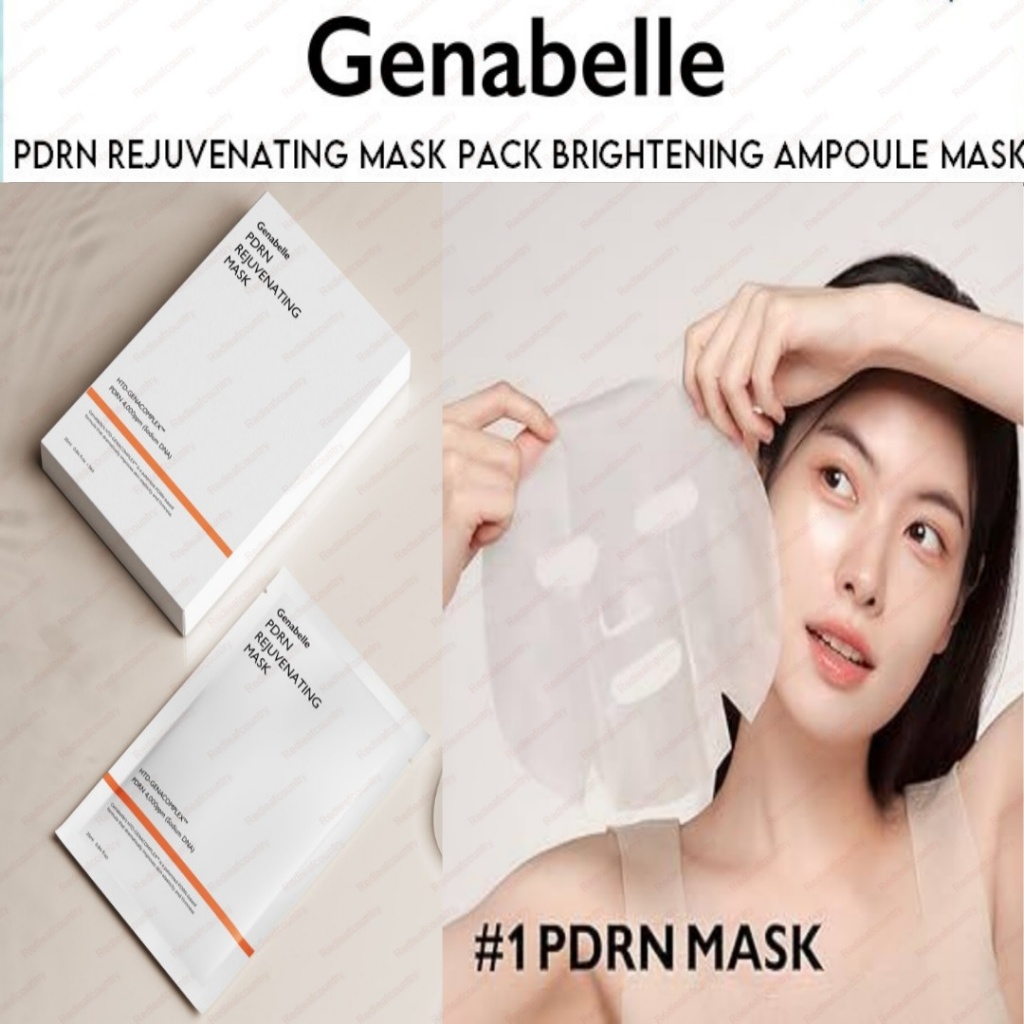 [GENABELLE] Genabelle PDRN Rejuvenating Mask Pack Brightening Ampoule ...