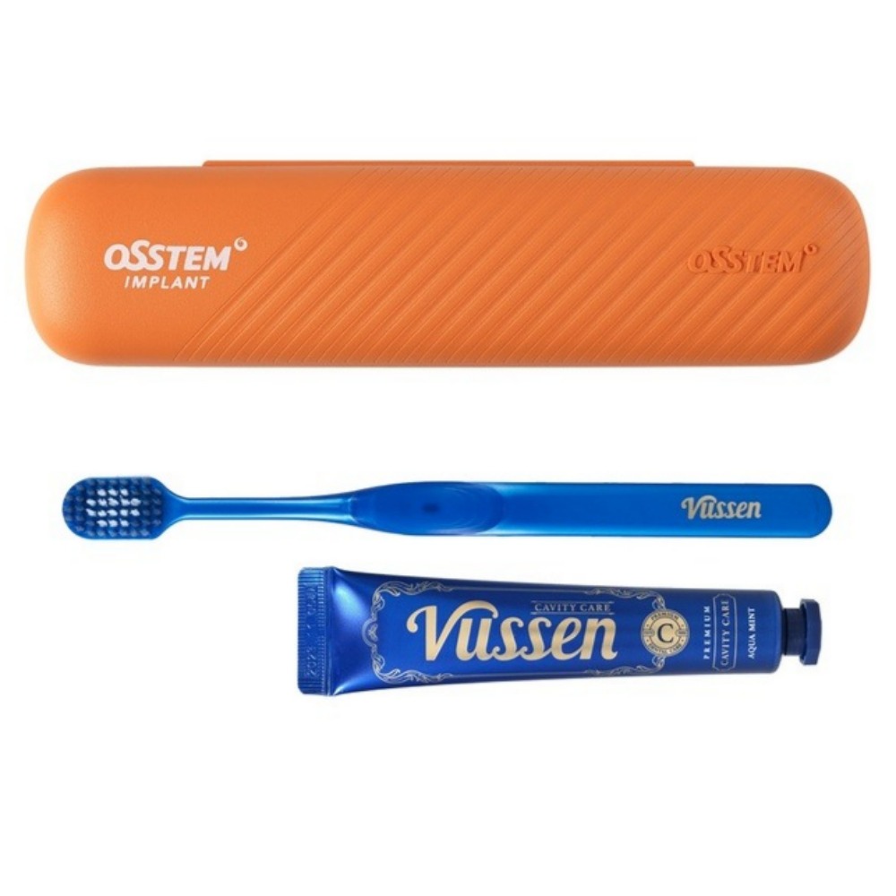 VUSSEN C Premium Cavity Care Toothpaste 40g Wide Head Toothbrush 1 ...