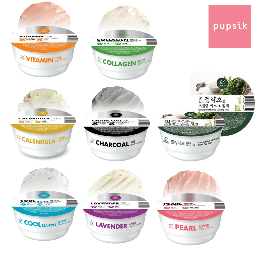 Lindsay Modeling Mask Cup Pack, 28g (8 Types) | Shopee Malaysia