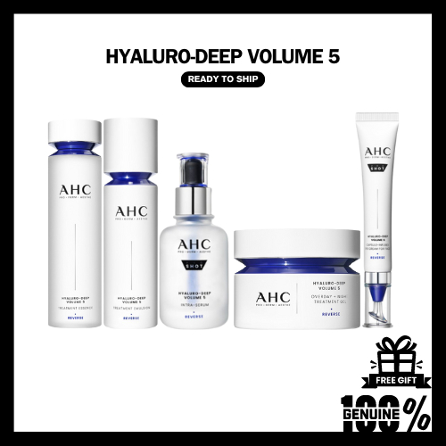 AHC Hyaluro-Deep Volume 5 Collection (Essence/Emulsion/Serum/Treatment ...