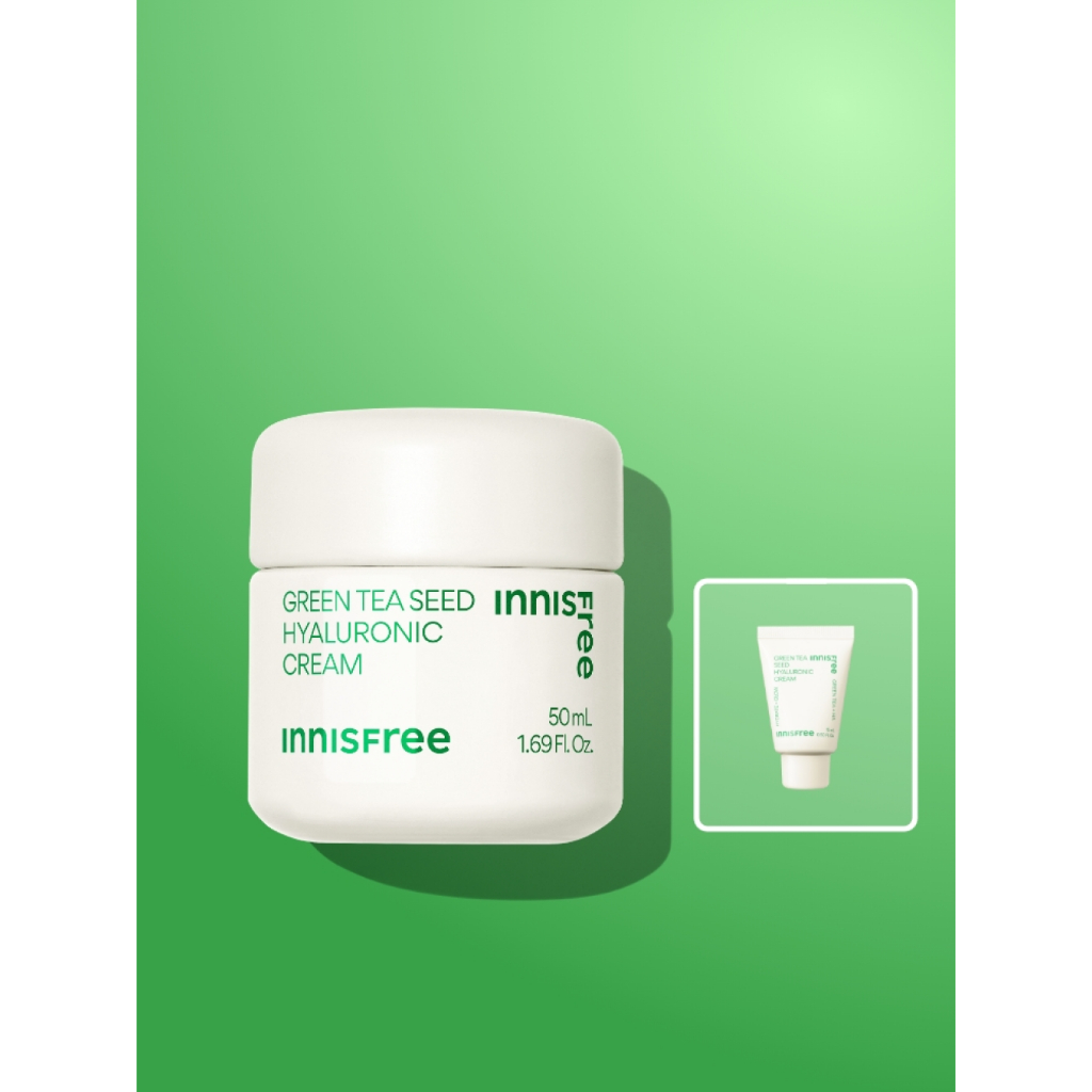 [Innisfree] Green Tea Hyaluronic Acid Moisture Cream 50ml | Shopee Malaysia