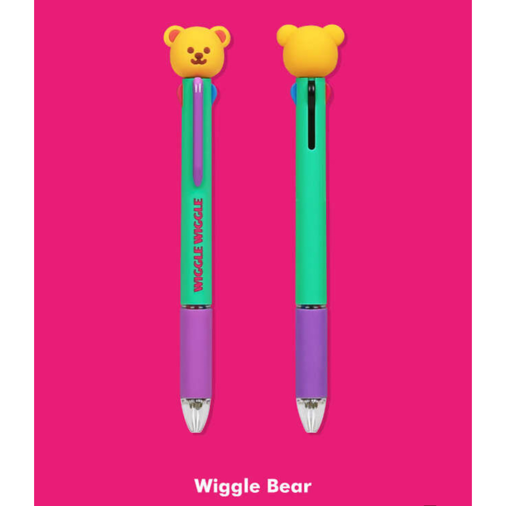 [Wiggle Wiggle] FIGURE MULTI 4 COLOR BALL PEN - Wiggle Bear | Shopee ...