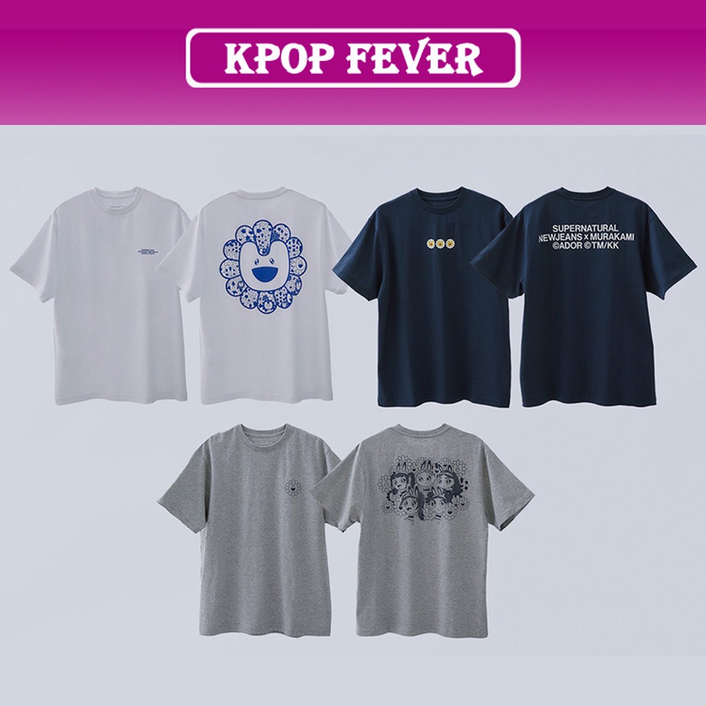 NEWJEANS - [ NewJeans x MURAKAMI ] T-SHIRT MD | Shopee Malaysia