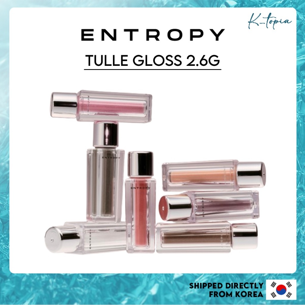 [ENTROPY] Tulle Gloss 7 Colors / Lip Gloss, Lip Tint | Shopee Malaysia