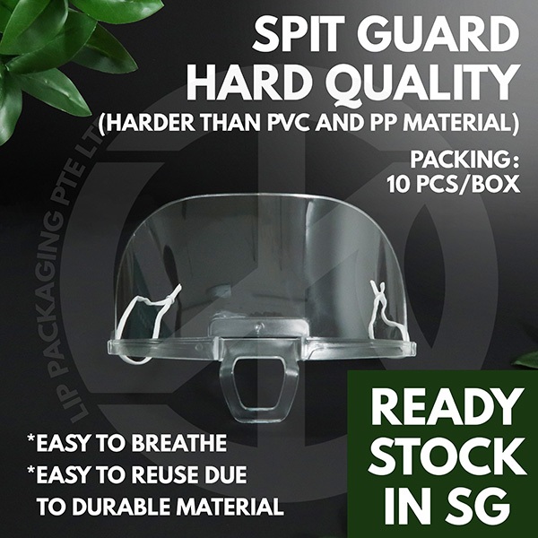 Spit Guard (10pcs) Mouth Shield / Food Hygiene Mask / Transparent ...