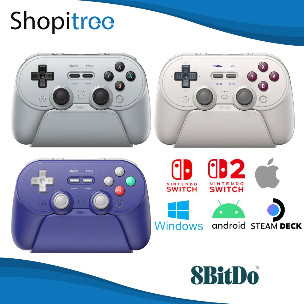 8BitDo Pro 3 Bluetooth Controller [Switch / Switch 2 / Windows ...