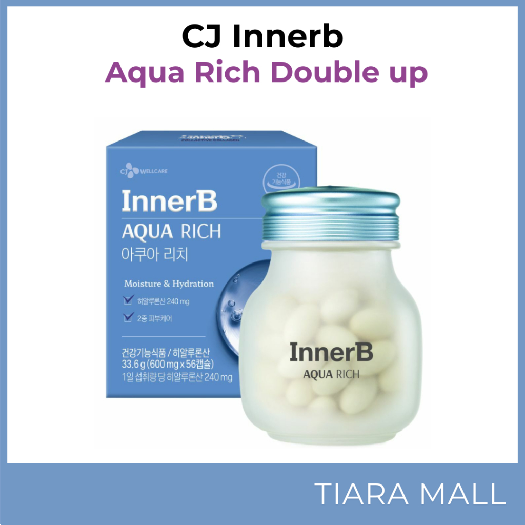 [RENEWAL] CJ Innerb Aqua Rich 600mg x 56cap, Inner Hydration ...