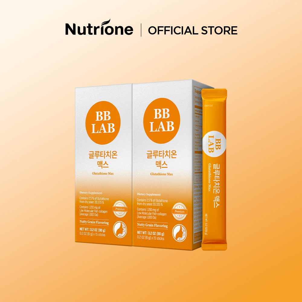 NUTRIONE BB LAB Glutathione MAX (for radiant & firming skin) (6g x 15sticks  / BOX) | Shopee Malaysia