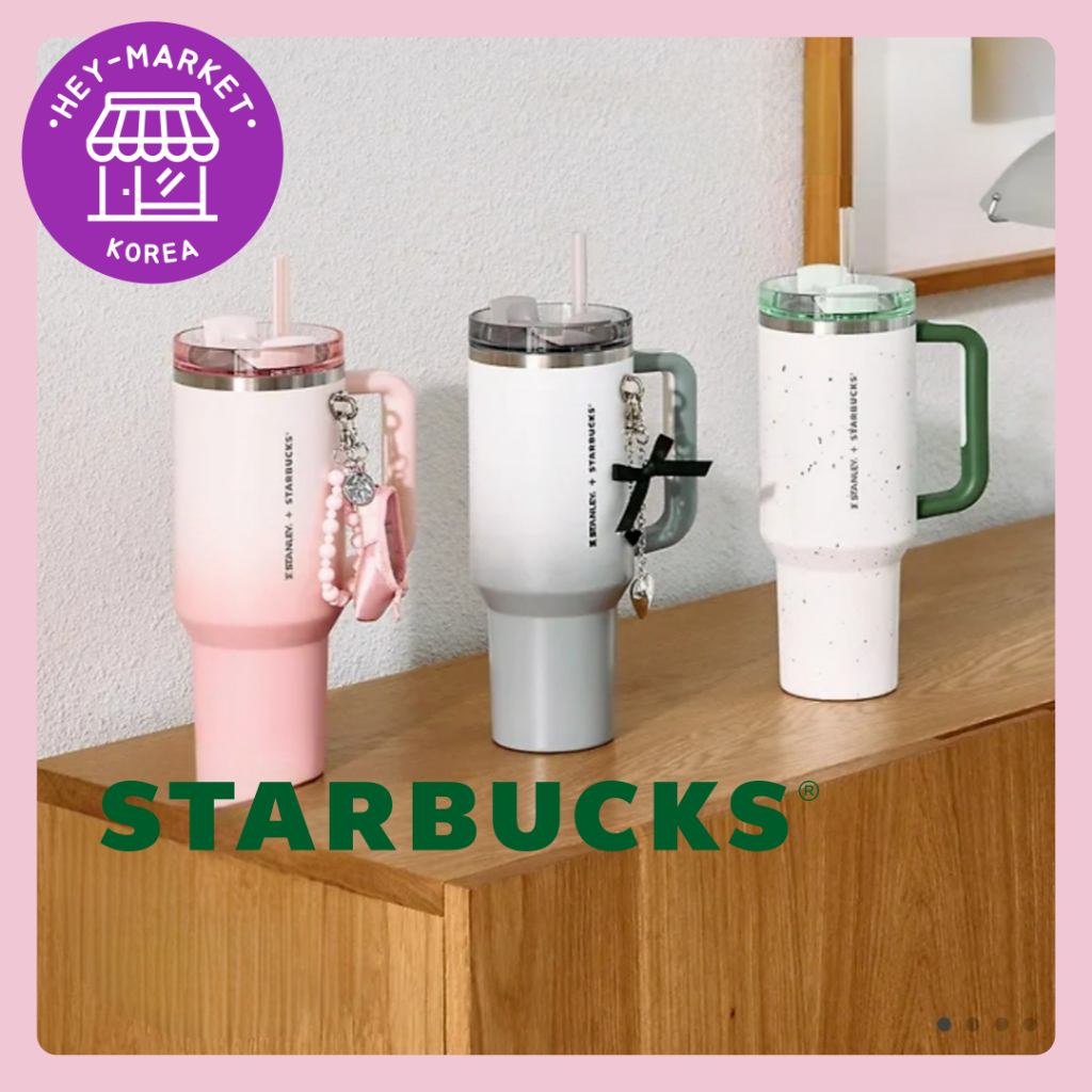 [Starbucks Korea]🩷Starbucks x Stanley 2024 Quencher Tumbler 1183ml ...