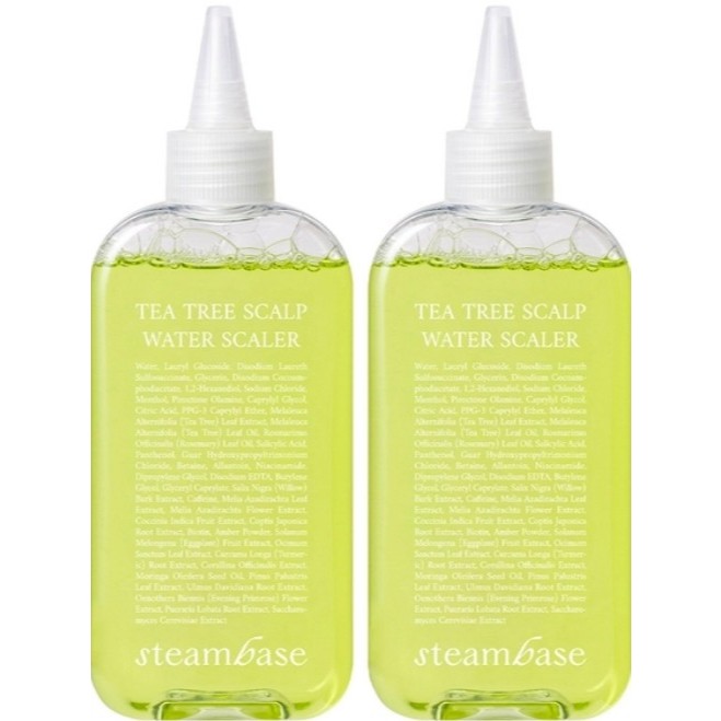 Steambase Tea Tree Scalp Water Scaler Set / 250ml x 2 + Steam Base
